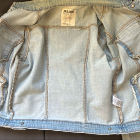 GRG Garage DNM Denim Jean Jacket SizeP/S - Picture 12 of 14